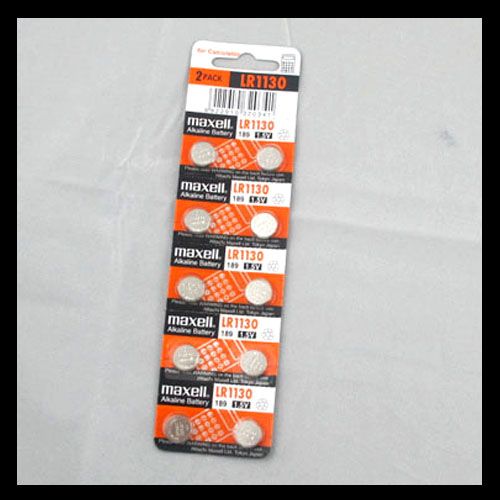 10PCS Button Battery LR1130 AG10 L1131 V10GA 389 189 1.5V Watch 