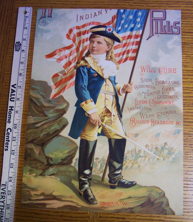 rare original advertising poster broadside store display sign poster 