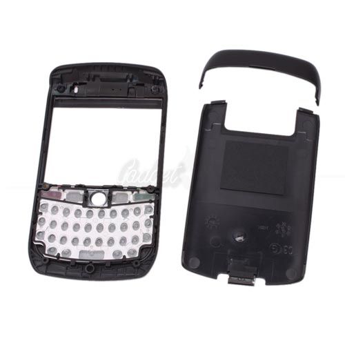 Full Black Housing Faceplate For Blackberry Curve 8900  