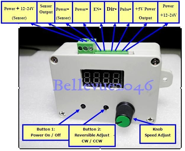   Regulator * Reversible Direction * CW CCW * Stepper * Pulse  