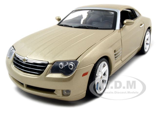 CHRYSLER CROSSFIRE GOLD 118 DIECAST MODEL CAR  