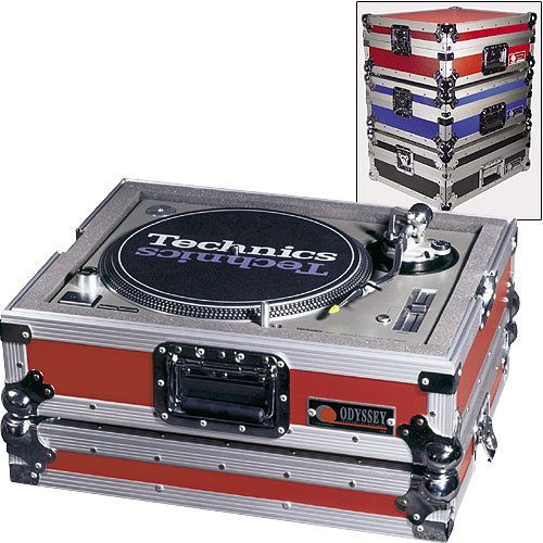 Odyssey Turntable Case For SL1200 Blue Single Turntable Case 