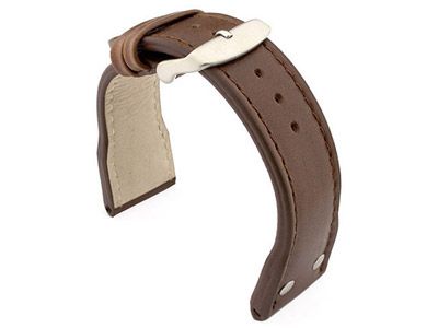   , 24mm, Genuine Leather Watch Strap/Band PILOT, Military   MV  