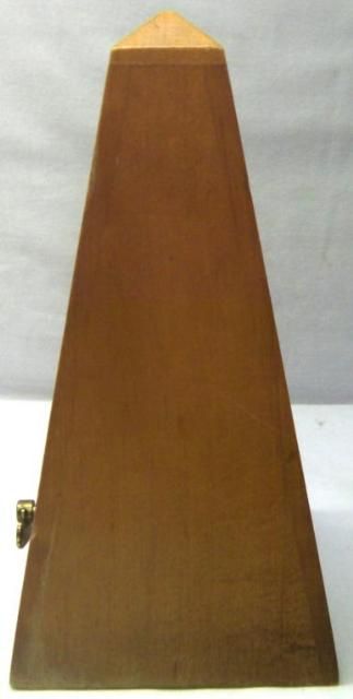 Vintage Seth Thomas Wind Up Metronome Working Missing Cover  