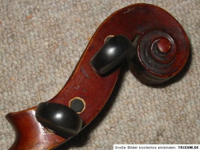 very interesting,flamed old Violin NR violon full block  