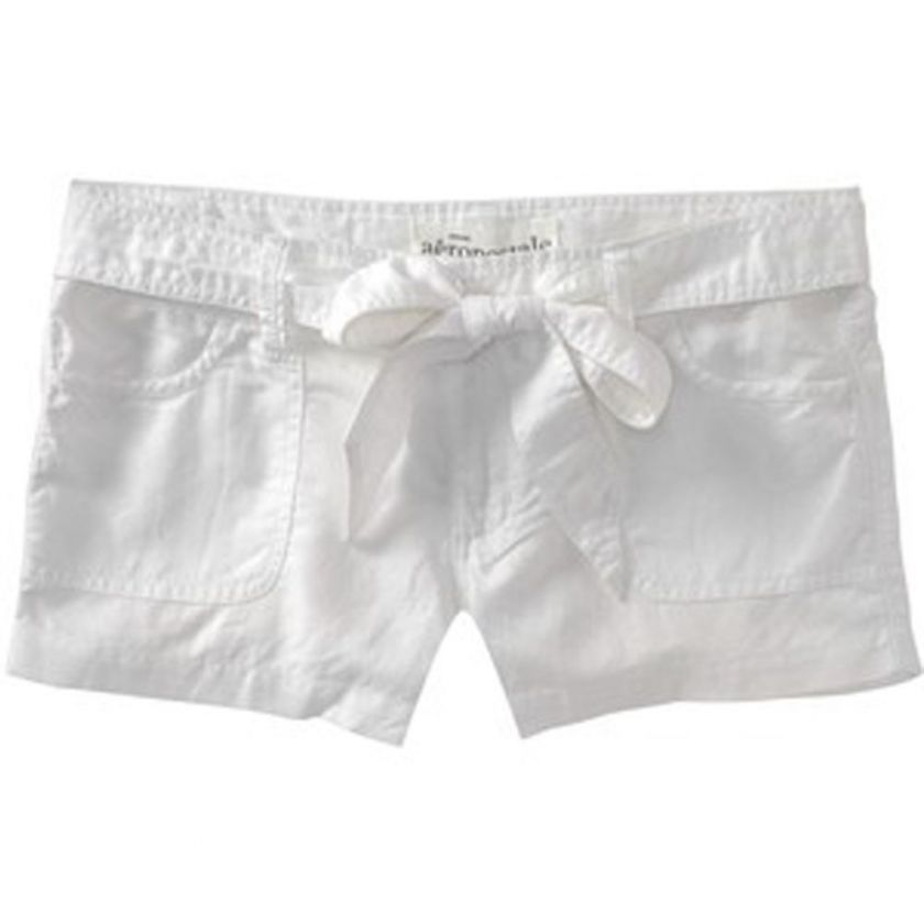 Aeropostale womens A87 linen booty shorts   Style 2104  