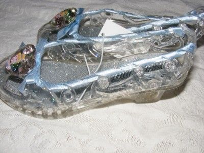 Light Up Cinderella Disney Costume Shoes 9/10 Youth  