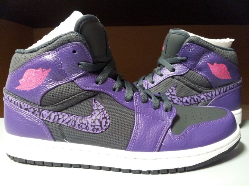   Air Jordan 1 Retro Phat Anthracite Spark Pink Club Purple 2012  