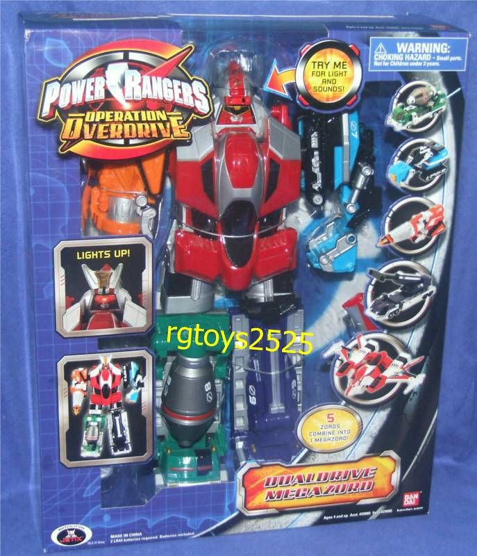 Power Rangers Operation Overdrive DUALDRIVE MEGAZORD New on PopScreen