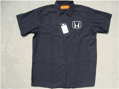 Authentic DICKIES Honda Work Shirt New Short Sleeve Button Up  