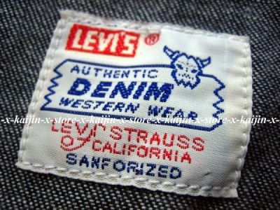 LVC USA LEVIS SAWTOOTH SHORTHORN WESTERN DENIM SHIRT M Medium 555 50s 