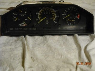   INSTRUMENT CLUSTER MERCEDES W124 260E 300E 300TE 1987  1989  