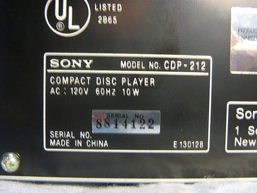 SONY HIGH DENSITY LINEAR CONVERTER CDP 212  