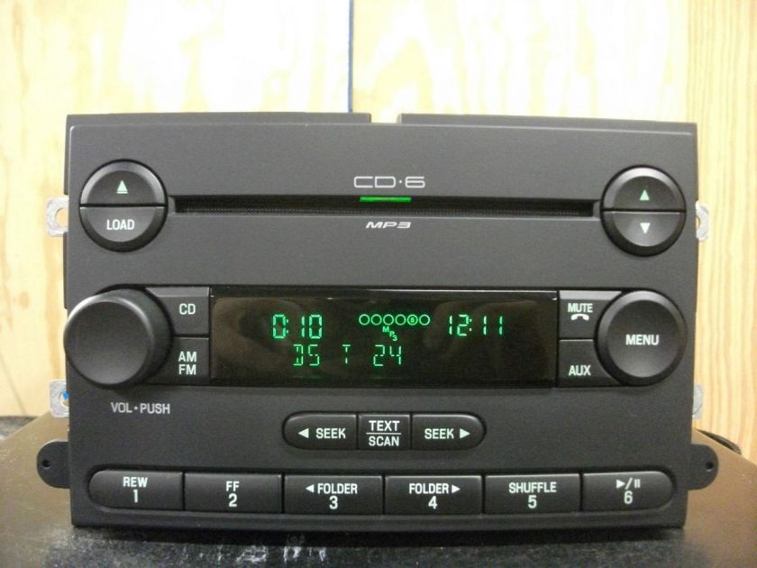 Ford Mercury factory AM/FM 6 disc CD  player radio 07 08 09 7L3T 