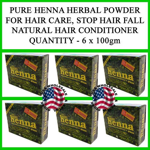 PURE HERBAL HENNA MEHNDI POWDER HAIR LOSS COLOR AMLA  