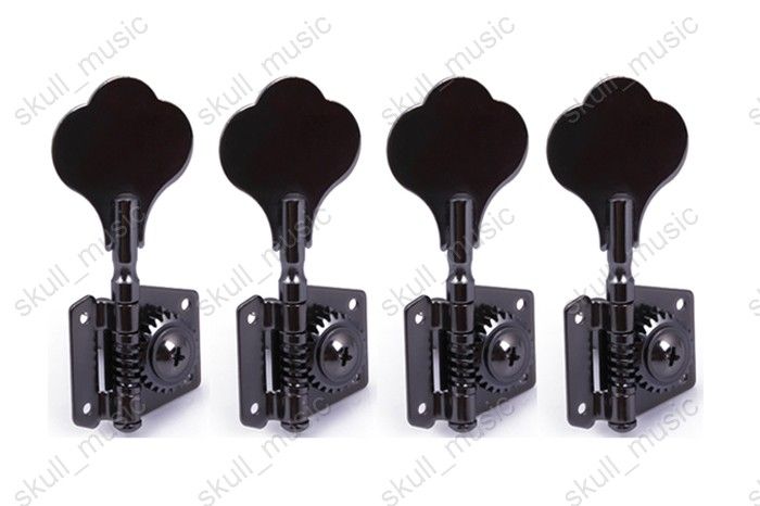 4R Black nickel Jazz P Bass Machine Heads Tuning Keys  