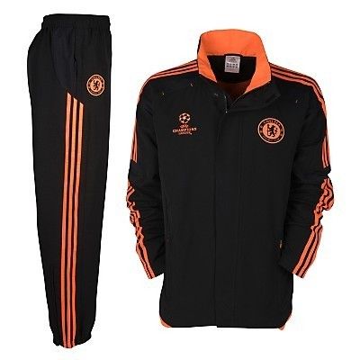 ADIDAS CHELSEA UEFA CL PRESENTATION TRACKSUIT 11 12 MENS 100% 