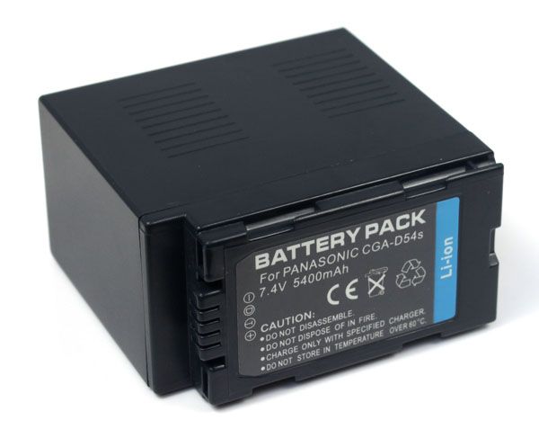   CGA D54 Battery for Panasonic AG DVC7 AG DVC30 AG DVC60 AG DVX100A New