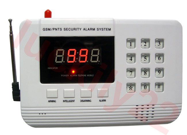   Wireless GSM/PNTS/SMS/Call Autodial Voice Home Security Alarm System A