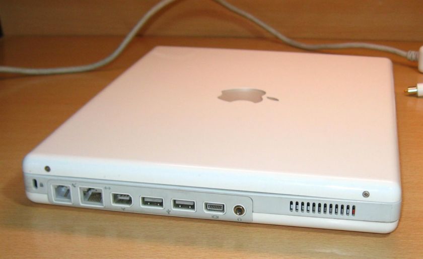 Apple iBook 12 1.33GHz G4 768MB 40GB WiFi Airport CDRW DVD OS X 