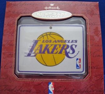 Hallmark Ornament LOS ANGELES LAKERS NBA Ceramic 1997  