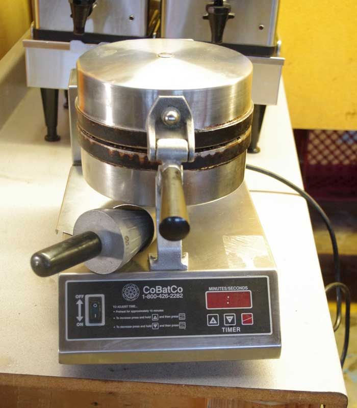 Cobatco MD10SSE L 8.25 Waffle Cone Baker  