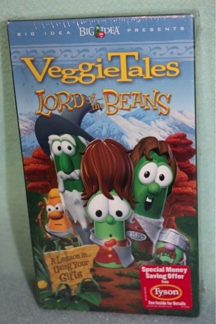 Veggietales Lord of the Beans VHS Video NEW & SEALED  