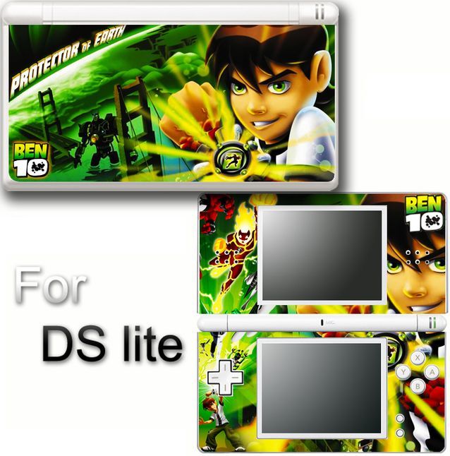 Ben 10 Ten Ben10 VINYL SKIN STICKER COVER for DS LITE 5  