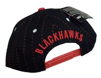 Chicago Blackhawks snapback hat PINSTRIPES =Classic=  