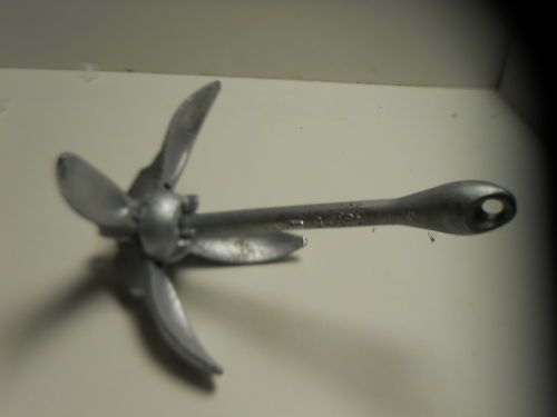 GRAPNEL HOOK FOLDING ANCHOR 9 POUND BOAT MARINE  