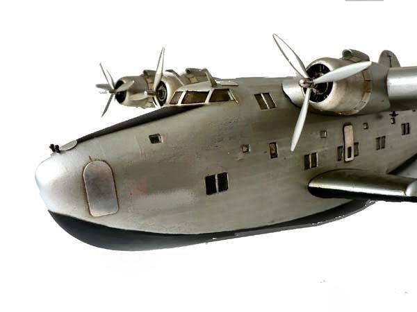 BOEING MODEL 314 DIXIE CLIPPER FLYING BOAT MODEL STAND DISPLAY READY 