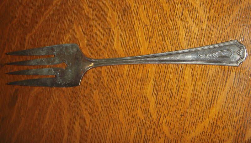 NIAGRA silverplate SERVING FORK Sylvia or Bonita  