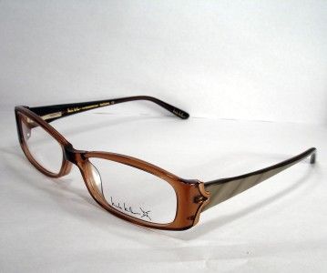 NICOLE MILLER new Women Eyeglass Frame Bellisima Copper  