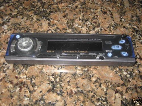 Aiwa CDC X207 Faceplate   Car Audio  