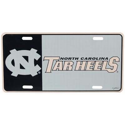 North Carolina Blue License Plate  UNC Tarheels Car Tag  