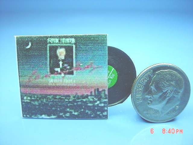 Dollhouse Miniatures Oldies Record Album Artist # 7  