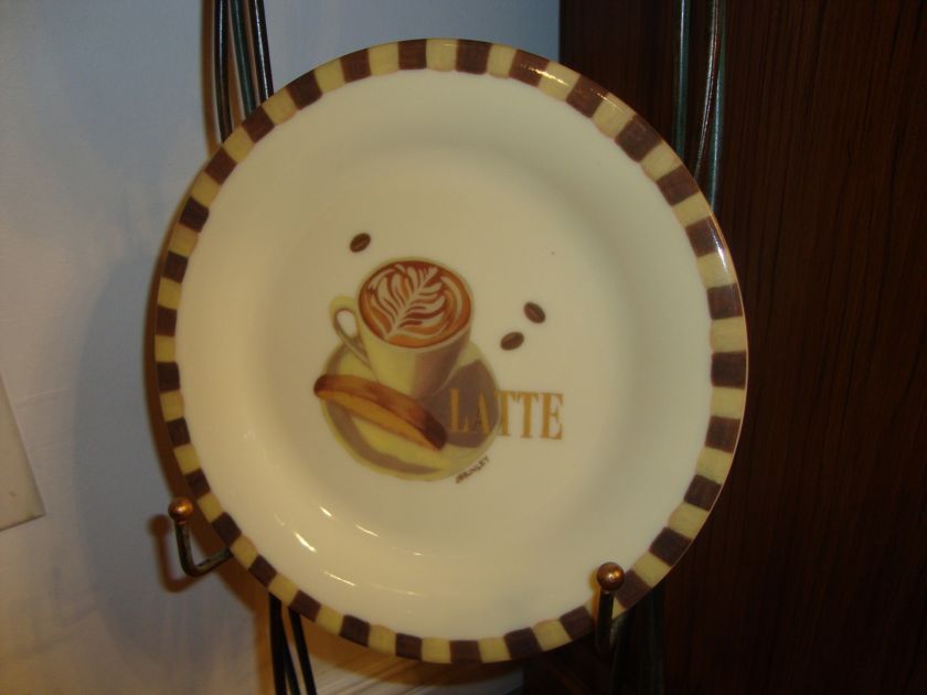 North Beach Cafe 9 Coffee Dessert Or Wall Plates S4  