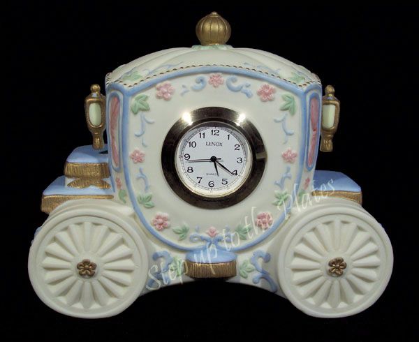   Legendary Princesses Cinderellas Carriage Coach Clock 1994 MIB  