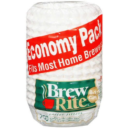 700 ct. Brew Rite Coffee Filters Home Brewers 8 12 cup  