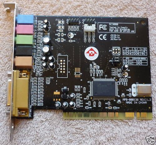 Mad Dog PCI Sound Card Rev 1.2 MPB 000138 SC3000  