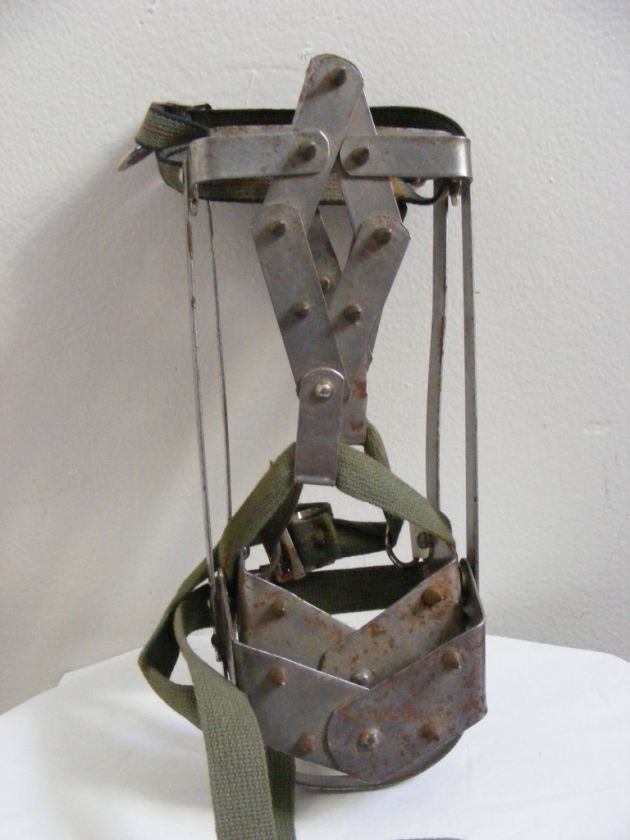 Antique vtg 30s 40s FIT U Metal ICE CRAMPONS Patented  