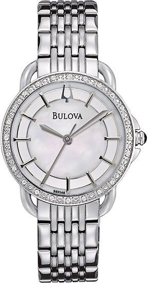 96R146 Bulova Ladies Watch Dress Diamonds  