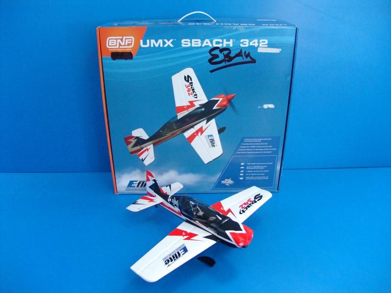 flite UMX Sbach 342 Ultra Micro R/C RC Airplane BNF PARTS Brushless 