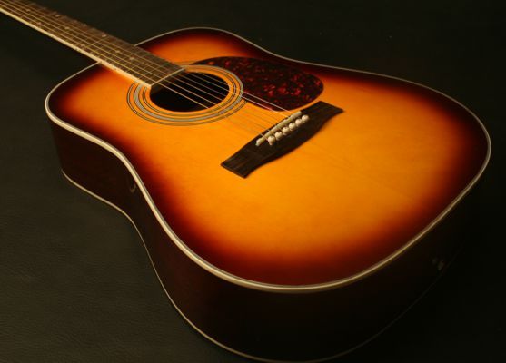 GITANO ACOUSTIC GUITAR Sunburst 39 children guitar setup f/ beginner 