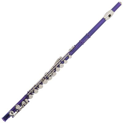 Mendini C Flute w/ Spilt E+Stand, Tuner & Book 6 Colors  