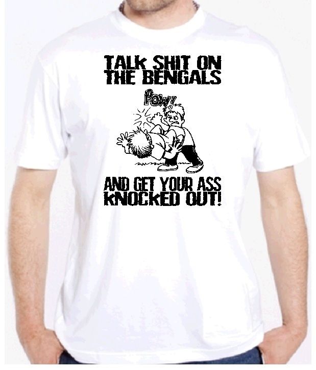 BENGALS FAN KNOCKOUT FOOTBALL SHIRT GAME CINCINNATI  