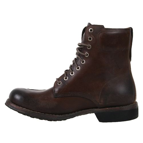   Boot Company Mens Boots Colraine Plum Brown Leather Boots 89564  