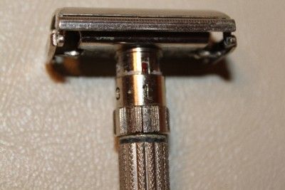 Vintage Gillette D 4 Fat Boy Adjustable Safety Razor *****L@@K*****