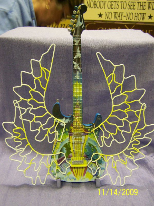 NIB Guitar Mania with stand knickknack  