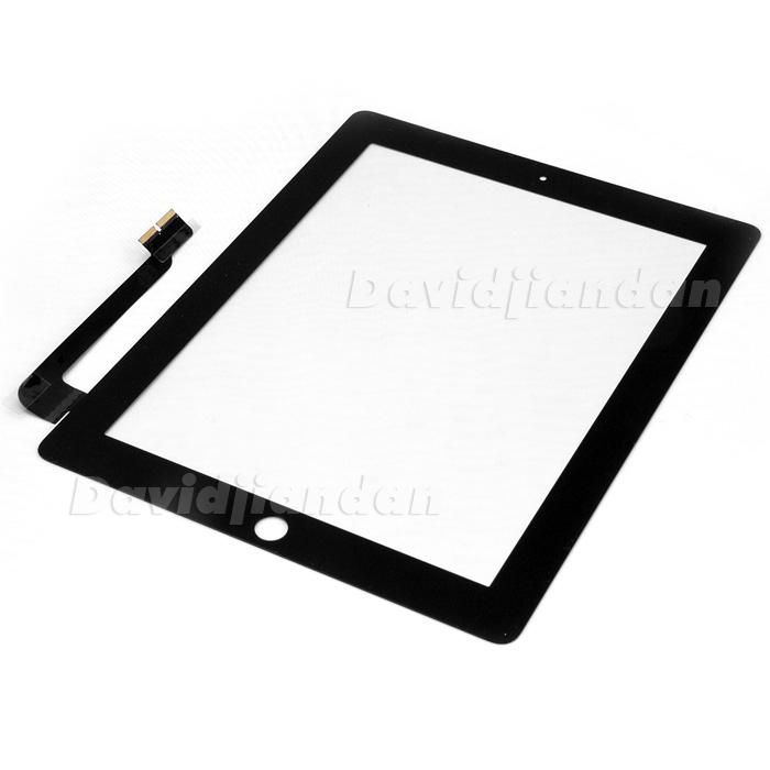 New Replacement Touch Screen Glass Digitizer For iPad 3 Black  